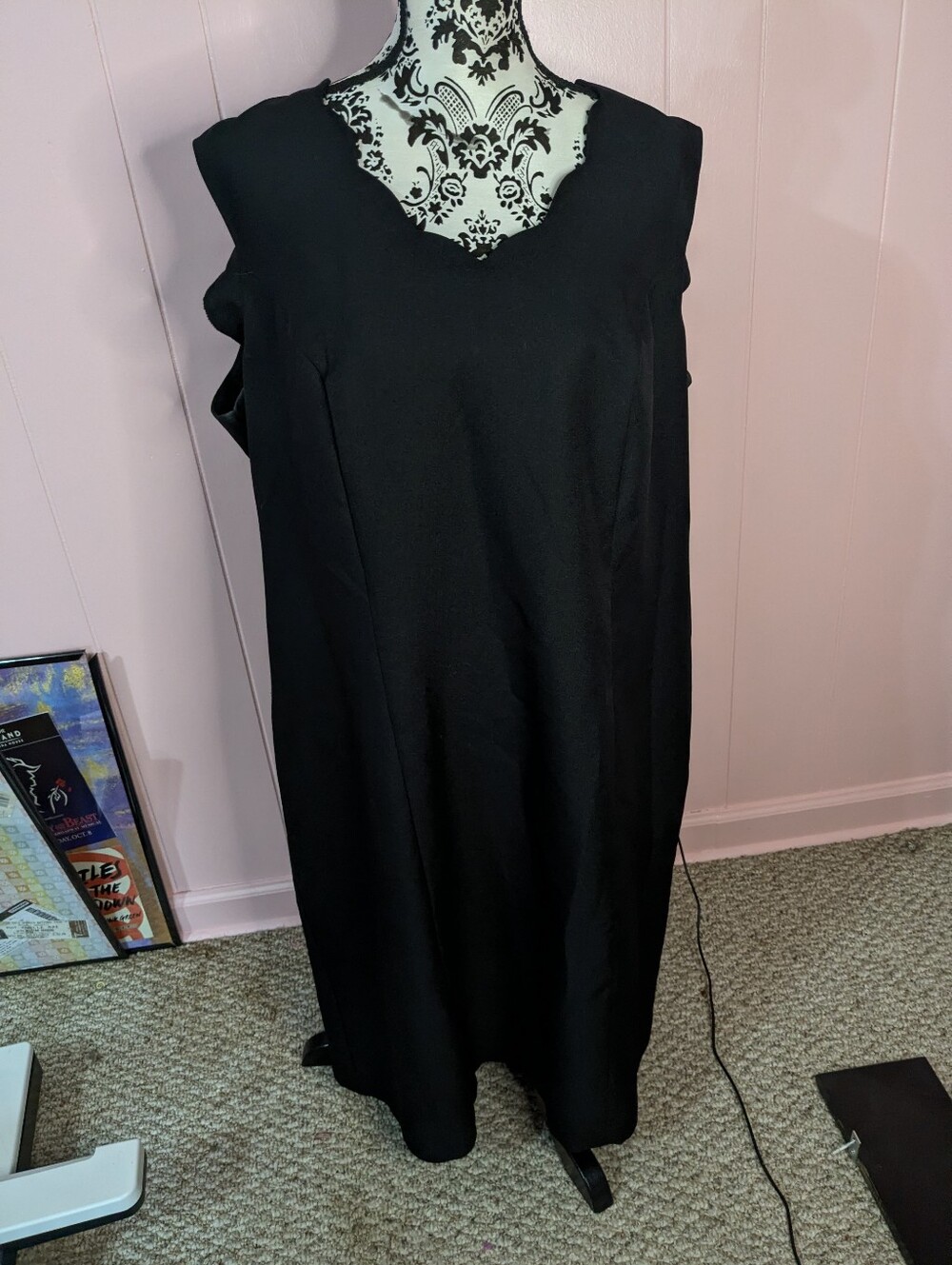 black dress